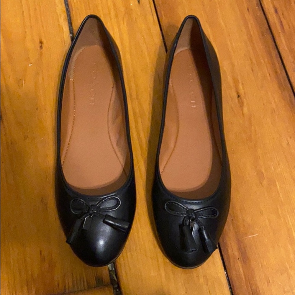 Coach Leather Ballet Flats